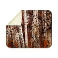 thumbnail image 4 of CafePress - Fall Landscape Birch T - Sherpa Fleece Throw Blanket 60" x 50", 4 of 5