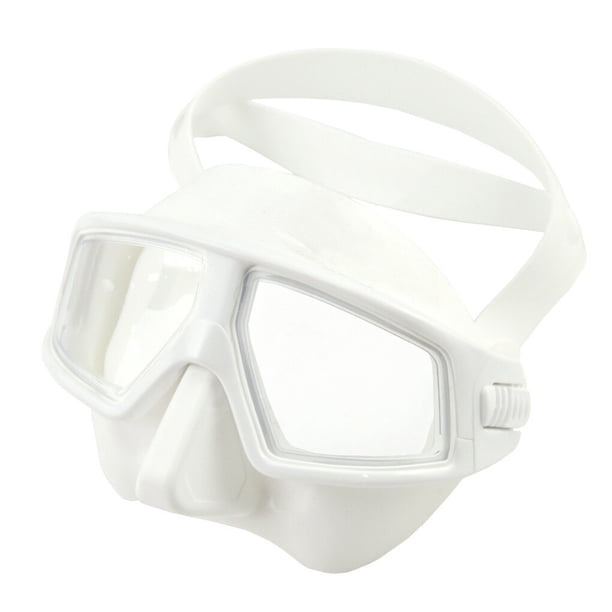 Toystoory Keep Diving DM-405 Protector facial de silicona Hombres Mujeres Adolescentes Escudo de protección ocular impermeable Protectores Deportes acuáticos Blanco