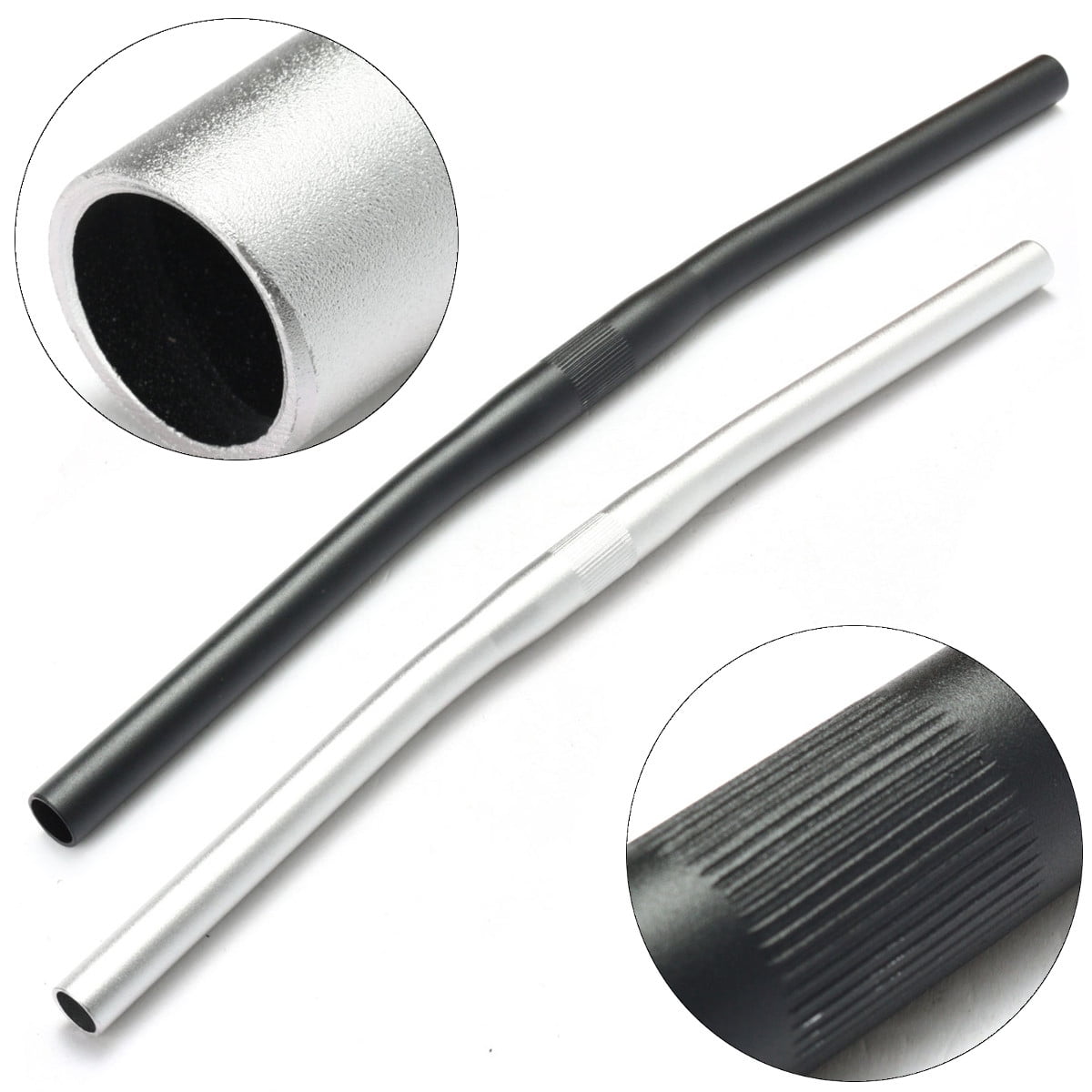 Alloy Fixed Gear Bicycle Cycling Straight Fixie Bike MTB Straight Bar Handlebar Length 54cm