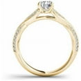 thumbnail image 3 of 1-1/4 Carat T.W. Diamond Criss-Cross Shank Classic 14kt Yellow Gold Engagement Ring, 3 of 5