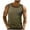 Army Green, variant on Horkkom Tank Tops Men Summer Workout Crew Neck Sleeveless Shirts with Pocket Color Block Gym Tank Tops, Gifts for Men 2XL