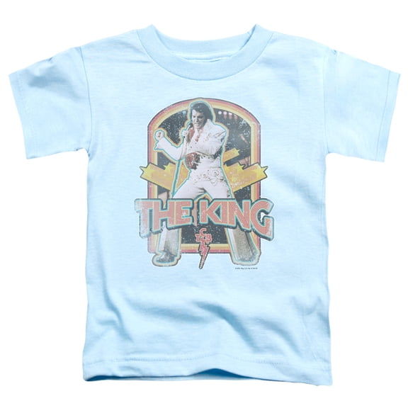 Elvis Presley - Distressed King - Toddler Short Sleeve Shirt - 2T