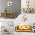 thumbnail image 4 of Reloj de belleza atemporal, silencioso, fácil de leer y sin tictac, con diseño vintage, madera MDF de alta calidad, 30 cm, decoración del hogar, 4 of 5