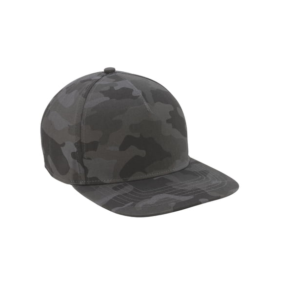 George Men's Flat Bill Baseball Hat- Black Camo