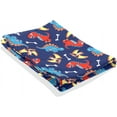 thumbnail image 5 of Coolnut Cute Dinosaur Tapestry Washable Polyester Art Wall Hanging Blanket for Living Room Bedroom Dorm Party, 90 x 60 Inch Home Decor Gifts, 5 of 7