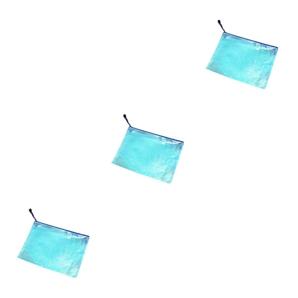 Sidaley Gridding Bolsa impermeable con cremallera Bolsillo para documentos Carpeta práctica Estuche A4 (33.5 * 24 CM) Type1 NO1