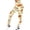 Orange, variant on Womens Easter Leggings Cute Eggs Graphic High Waist Yoga Pants Tummy Control Workout Running Leggings