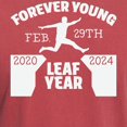 thumbnail image 3 of CafePress - Forever Young Feb 29Th Leap Year T Shirt - Mens Comfort Colors Shirt, 3 of 5