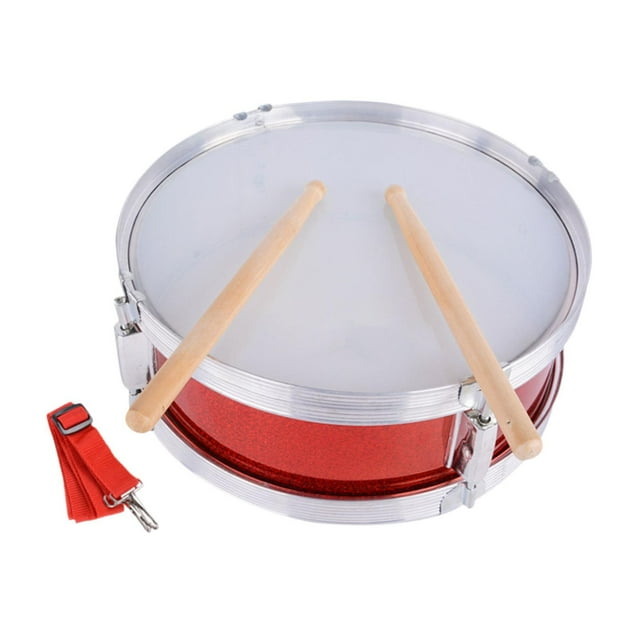 TISHITA Tambour à Pompons 8 Pouces avec Sangle Réglable, Instruments de Musique Légers pour Adolescents Filles Enfants Cadeaux de Vacances