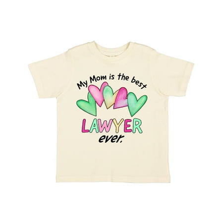 

Inktastic My Mom is the Best Lawyer Ever Gift Toddler Boy or Toddler Girl T-Shirt