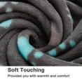 thumbnail image 3 of Pet Blanket Dog Puppy Blanket Paw Print Fleece Blanket for Small Medium Large, 3 of 8