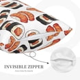 thumbnail image 5 of Fotbe Sushi Roll Pillow Cases - Envelope Closure - Luxury, Extra Soft, Cooling Pillow Covers - Wrinkle, Fade, Stain Resistant-20"x30", 5 of 9