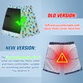 thumbnail image 7 of Ponceau Mens Trunks Mens Board Shorts Swimwear Mens Swim Trunks with Compression Liner Pineapple light blue XL, 7 of 7