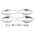 thumbnail image 1 of Protector de copa de manija de puerta de automóvil Unique Bargains para Mazda CX-5 CX5 2013-2017 tono plateado cromado ABS 8 Pcs, 1 of 1