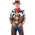 thumbnail image 2 of Disfraz divertido de vaquero para hombre adulto con chaleco y chaparreras, 2 of 4