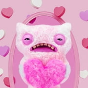 Fuggler Love Fugg 9 inch Wide Eyes Weirdo (pink), Funny Ugly Monster Soft Stuffed Plush Toy by ZURU