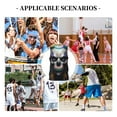 thumbnail image 6 of Sikiie Modern Abstract Colorful Skull C Basketball Jersey Reversible Men's Mesh Athletic Sports Shirts Training Practice S-4XLX-Large, 6 of 6