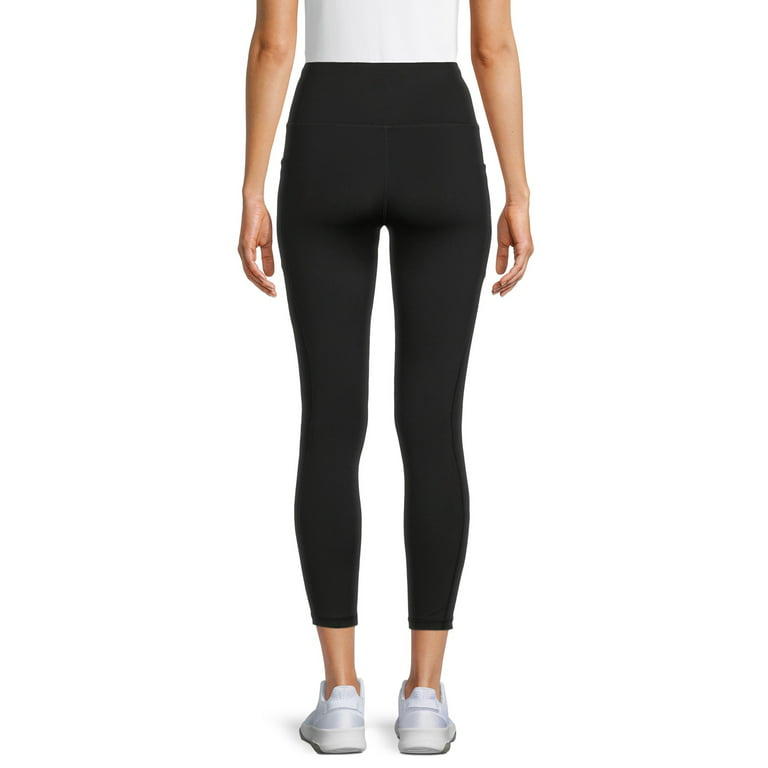Avia Women's 25 Length High Rise Crop Legging with Side Pockets 