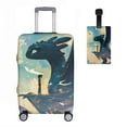 thumbnail image 2 of How to Train Y×our Dra×gon Luggage cover accessory kit, luggage tag, comfort luggage handle wrap, washable zipper closure luggage cover, 2 of 5