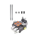 thumbnail image 2 of findmall Hydraulic Valve 2 Spool Hydraulic Directional Control Valve Double Acting Control Valve 13 GPM 3600 PSI SAE Ports, 2 of 6