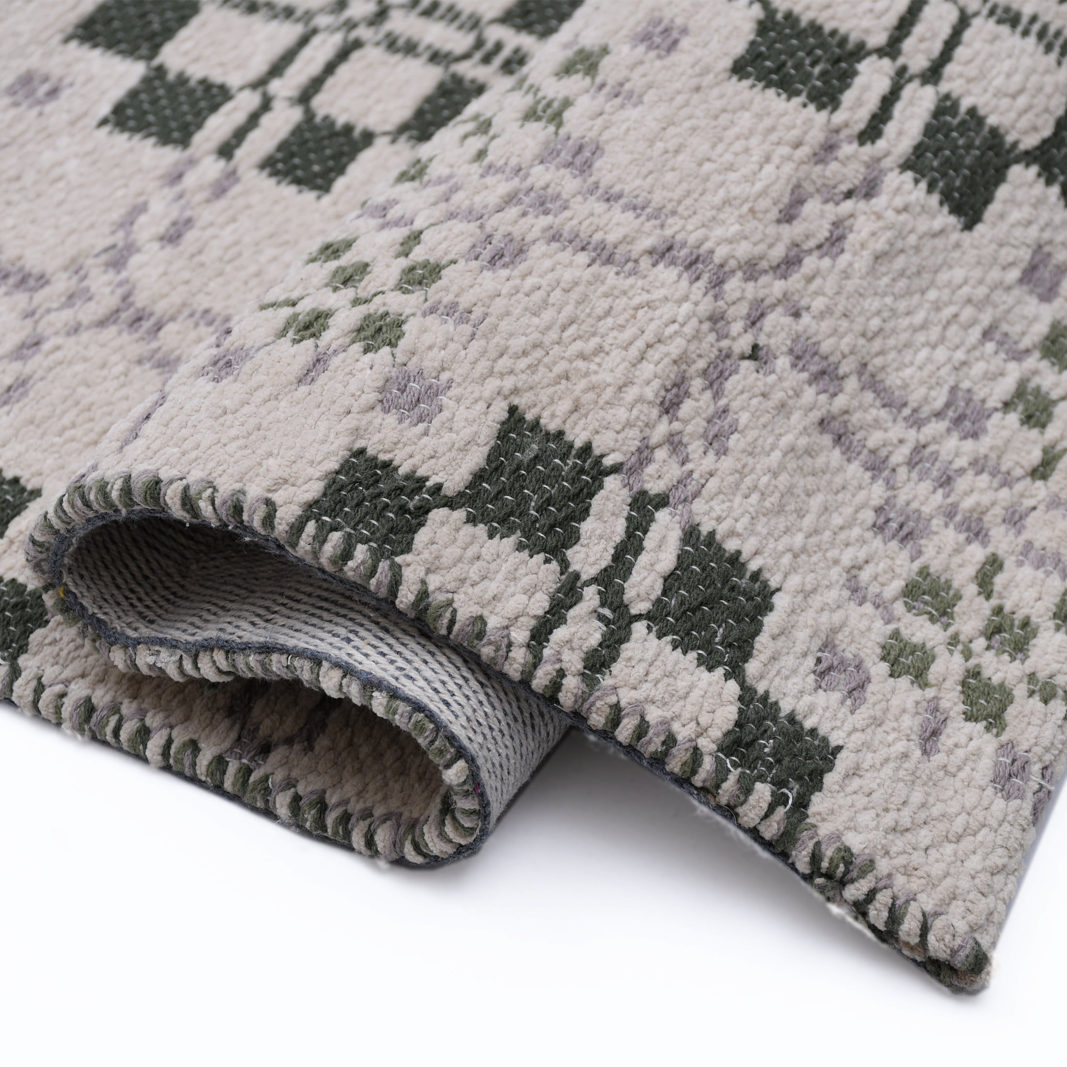 Better Homes & Gardens 30" x 46" Rhys Welsh Check Accent Rug, Green