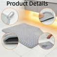 thumbnail image 2 of Behome Dish Drying Mat, 2 Packs Large Dish Drying Mat, 18x24 Inch Large Size Highly Absorbent Dish Drainer Mat for Kitchen Counter, Gray, 2 of 7