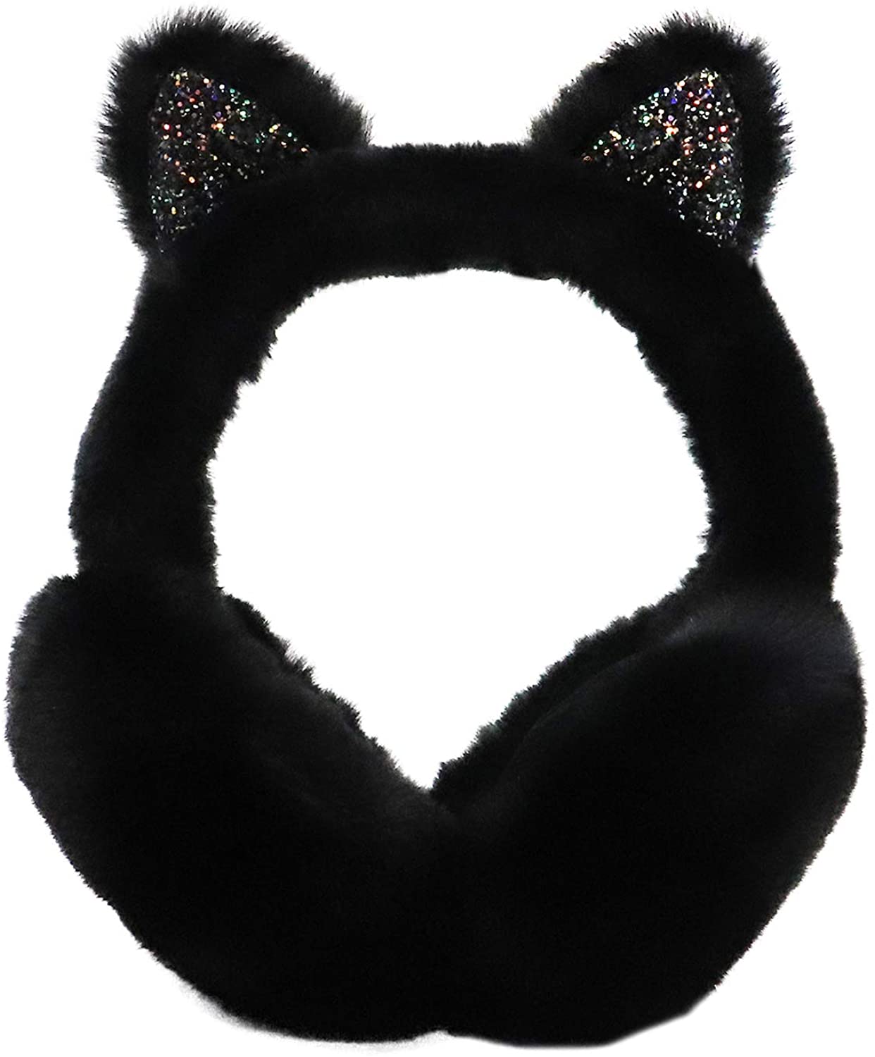 Lovful Womens Winter Warm Earmuffs Headband Adorable Cat Ears Earwarmer