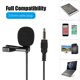 thumbnail image 5 of GL-119 3.5AUX Lavalier Microphone Omni Directional Condenser Microphone Superb Sound for o and Video Recording Black, 5 of 5