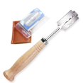 thumbnail image 2 of MesaSe Premium Hand Crafted Bread Lame with Blades Authentic Leather Protective Cover Bread Cutting Tool, 2 of 8