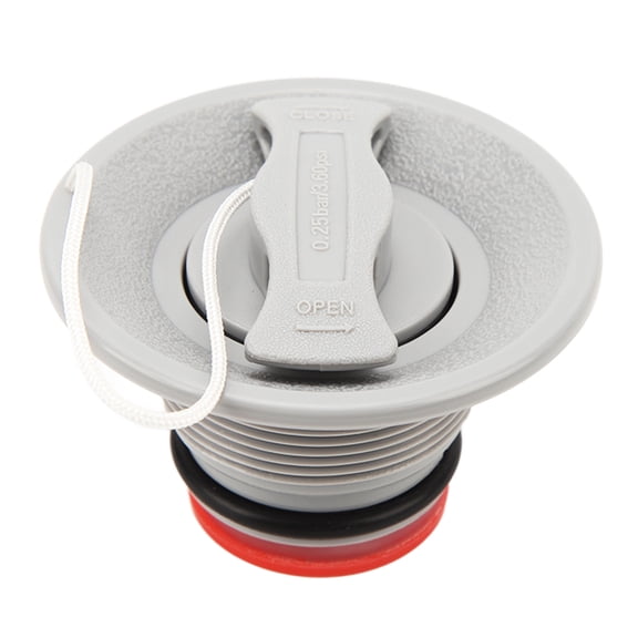 Inflatable Boat Gas Valve, Non Corrosive Kayak Boat Air Valve Fine Design 2 Seal Protection  For Rubber Dinghy Raft