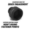thumbnail image 6 of OEMTools 12 Piece 3/8 Drive Impact Socket Wrench & Set, 6 of 7