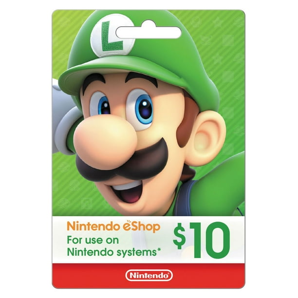 eshop gift walmart nintendo switch gift card