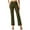 Army Green, variant on Women's Bootcut Yoga Dress Pants Stretch Lightweight Work Office Flare Leggings Wide Leg with Belt Loops 4 Pockets Straight Leg High Waist Business Slacks Casual Stretchy Trousers