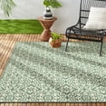 thumbnail image 5 of Nicole Miller New York Patio Country Danica Transitional Geometric Indoor/Outdoor Area Rug, Green/Beige, 6'6"x9'2", 5 of 9