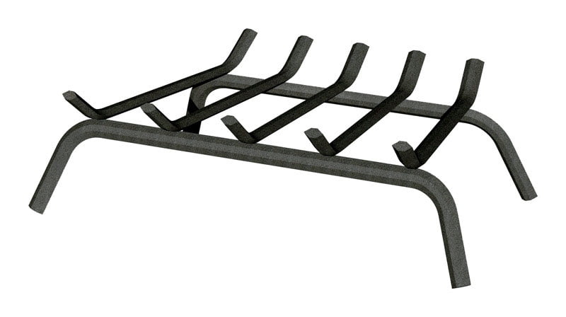 Panacea Products Corp 18" Black Wrought Iron Fireplace Grate 15450Tv 