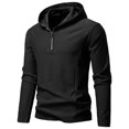 thumbnail image 2 of KANG Half Zip Pullover Hooded Athletic Sweatshirt Lightweight Breathable Performance Activewear Top For Running Training Casual Wear, 2 of 4