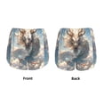 thumbnail image 5 of Haiem Cool Cloud White Dragon Women's 2 in 1 Running Shorts - Lightweight Athletic Workout Gym Yoga Breathable Sports Shorts Liner with Phone Pockets-XX-Large, 5 of 9