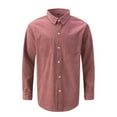 thumbnail image 4 of RKSTN Cardigan pour Hommes Mode Décontractée Col Rabattu Chandail en Molleton Col Uni Manches Longues Hauts en Coton Décontractés et Élégants pour l'Automne, 4 of 9