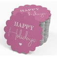 thumbnail image 4 of Inkdotpot Pack Of 100 Happy Holiday Favor Paper Tags Craft Real Silver Foil Hang Tags, 4 of 6