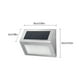 thumbnail image 3 of Fiudx Ofertas Flash Artículos En Oferta Luces De Pared Al Aire Libre Luces De Escalera Luces Solares De Acero Inoxidable Luces De Pared De Jardín Luces Blancas Cálidas Luces Decorativas De Apertura Y, 3 of 7