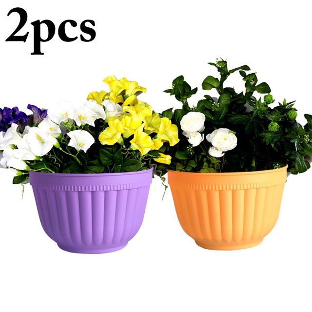 Coofit 2 Pcs Pot de Fleurs Suspendu Décoratif avec Crochet