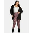 thumbnail image 4 of Terra & Sky Women's Plus Size Leggings, 2-Pack, Sizes 0X-5X, 4 of 5
