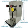 thumbnail image 3 of INTSUPERMAI Steam Boiling Water Frother Milk Foam Machine 10L 220V, 3 of 11