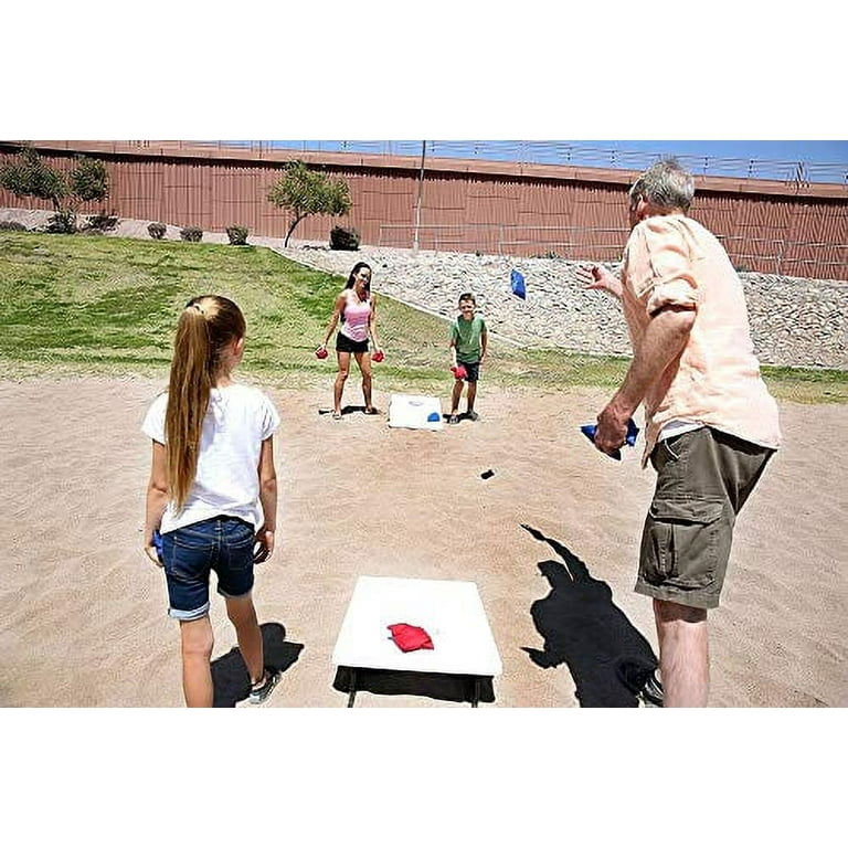 Reviews for Driveway Games All Weather Outdoor Corntoss Cornhole Bean Bag  Toss Game, White