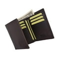 thumbnail image 6 of Mens High Quality Genuine Leather Card Holder Trifold Wallet with Outside ID Window by Cavelio 730055 (C), 6 of 28