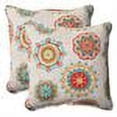 thumbnail image 2 of Pillow Perfect Outdoor/ Indoor Farrington Aqua 18.5-Inch Throw Pillow (Set of 2), 2 of 3