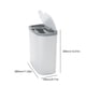 thumbnail image 3 of Cubo de basura con sensor automático, cubo de basura de gran capacidad con tapa para baño, 3 of 9