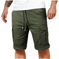 thumbnail image 6 of Cargo Capri Pants for Men Relaxed Fit Elastic Waist Capris Casual Outdoor Work Hiking Cargo Capris, 6 of 6