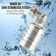 thumbnail image 1 of Cqxid Hardware Adapter Under $15 Faucets Float 1/2" To 3/4'' Water Control Float 304 Stainless Automatic Watershut Off Automatic Water Controller For Water Tank Pool Livestock Troughs, 1 of 3