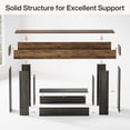 thumbnail image 5 of Farmhouse 63" Console Table, 2-Tier Entryway Table with U-Shaped Base, 5 of 5